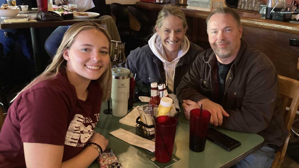 Haley Burke and family