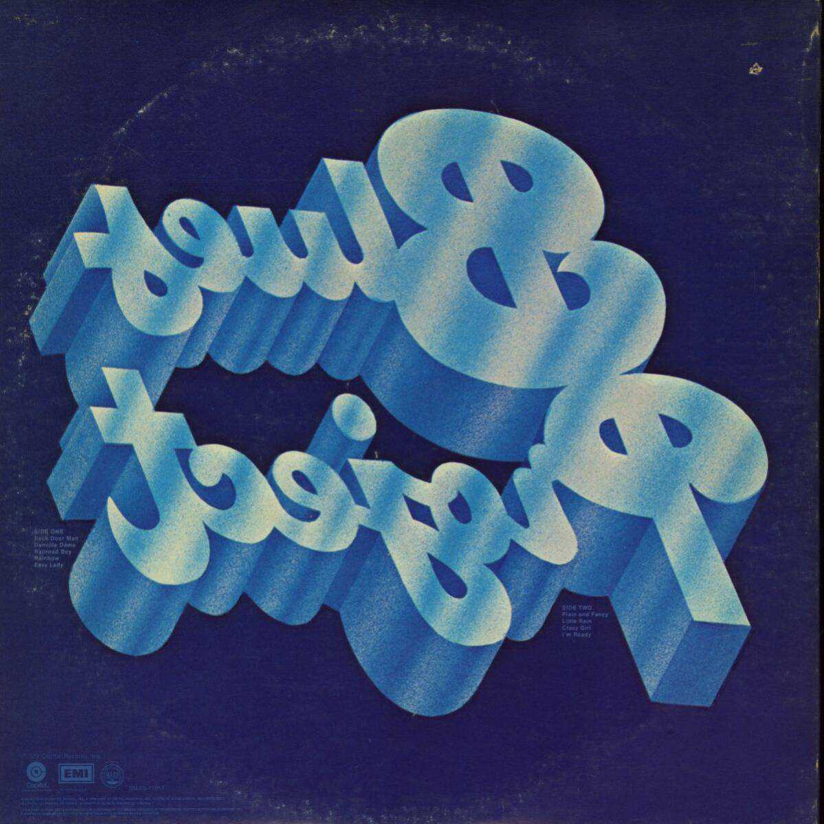 back cover Blues Project album