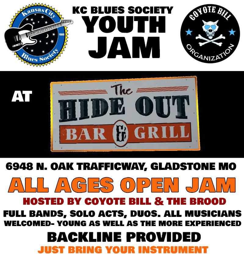 Youth jam at The Hideout graphic