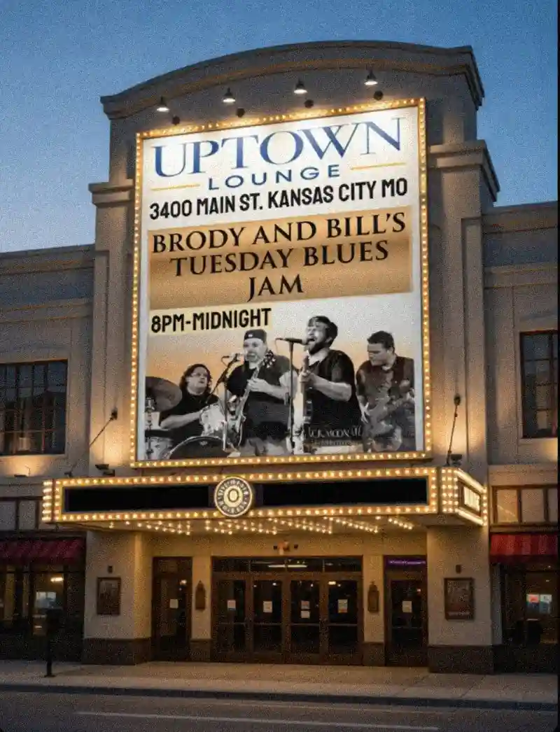 Brody and Bill's blues jam uptown lounge