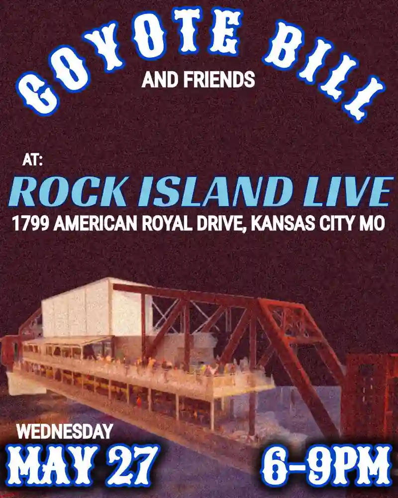 coyote bill at rock island bridge poster