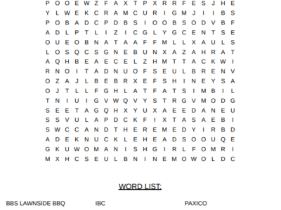 word search puzzle
