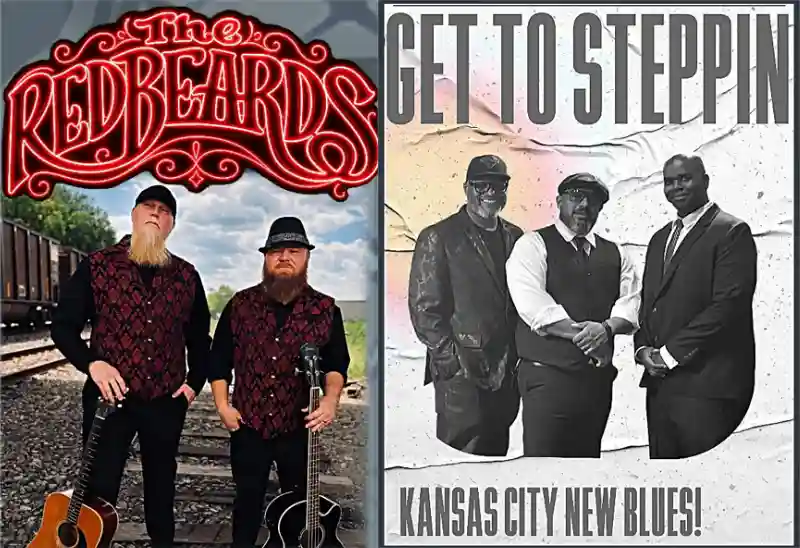 Redbeards and Get to Steppin promo photos